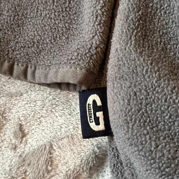 Gymboree - Grey/Black mock neck pullover fleece. Size M - Picture 3 of 4